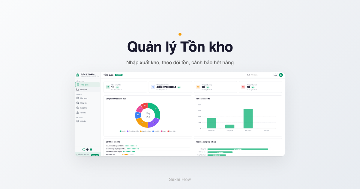 File Excel quản lý xuất nhập tồn miễn phí — Dữ liệu 2026