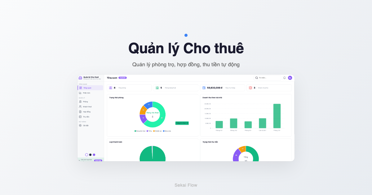 Quản lý nhà trọ bằng Google Sheets — Hướng dẫn 5 bước